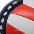 PU machine stitched volleyball ball with logo